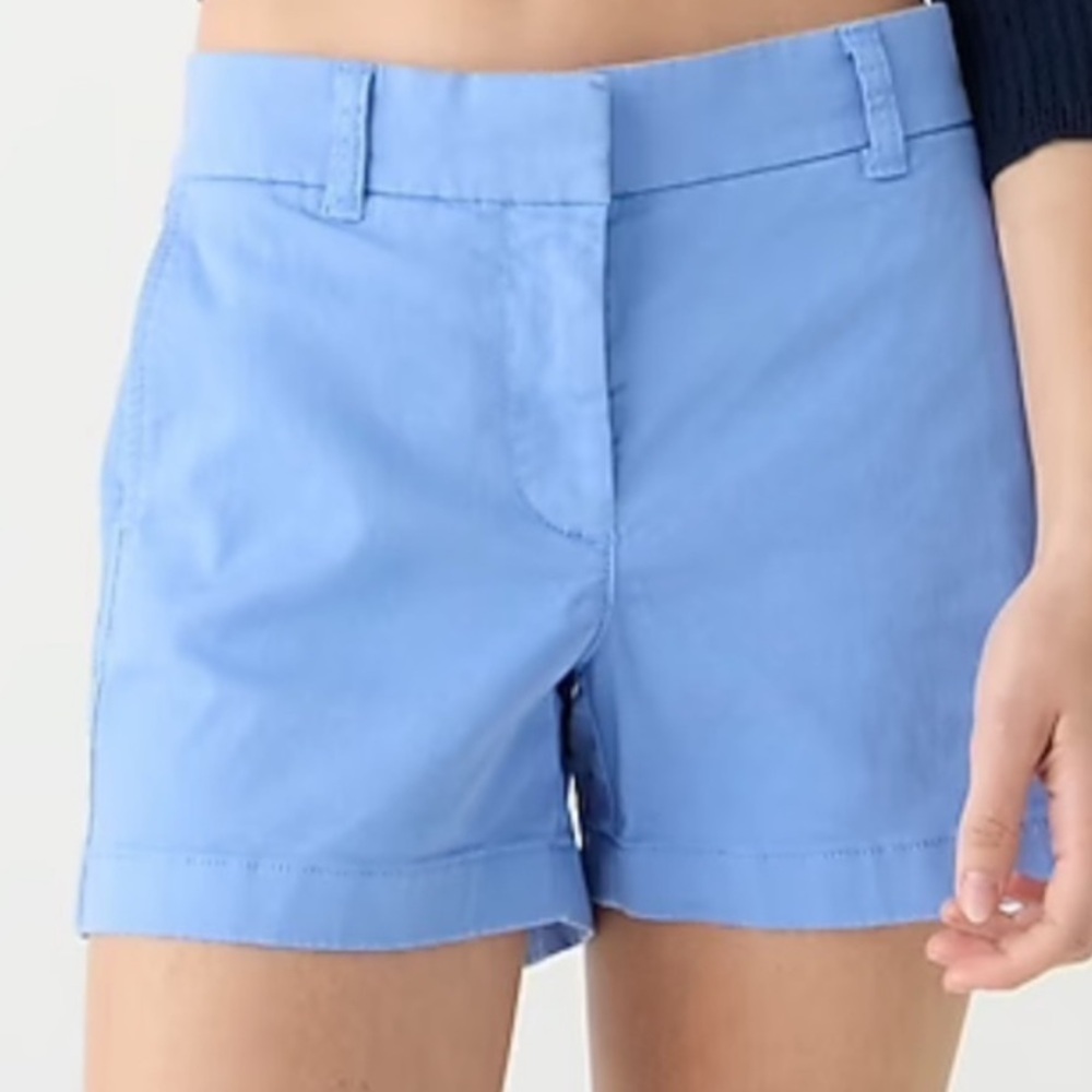 NWT J Crew 4” cotton chino shorts size 10